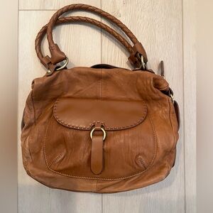 Desmo Elegant Tan Leather Handbag